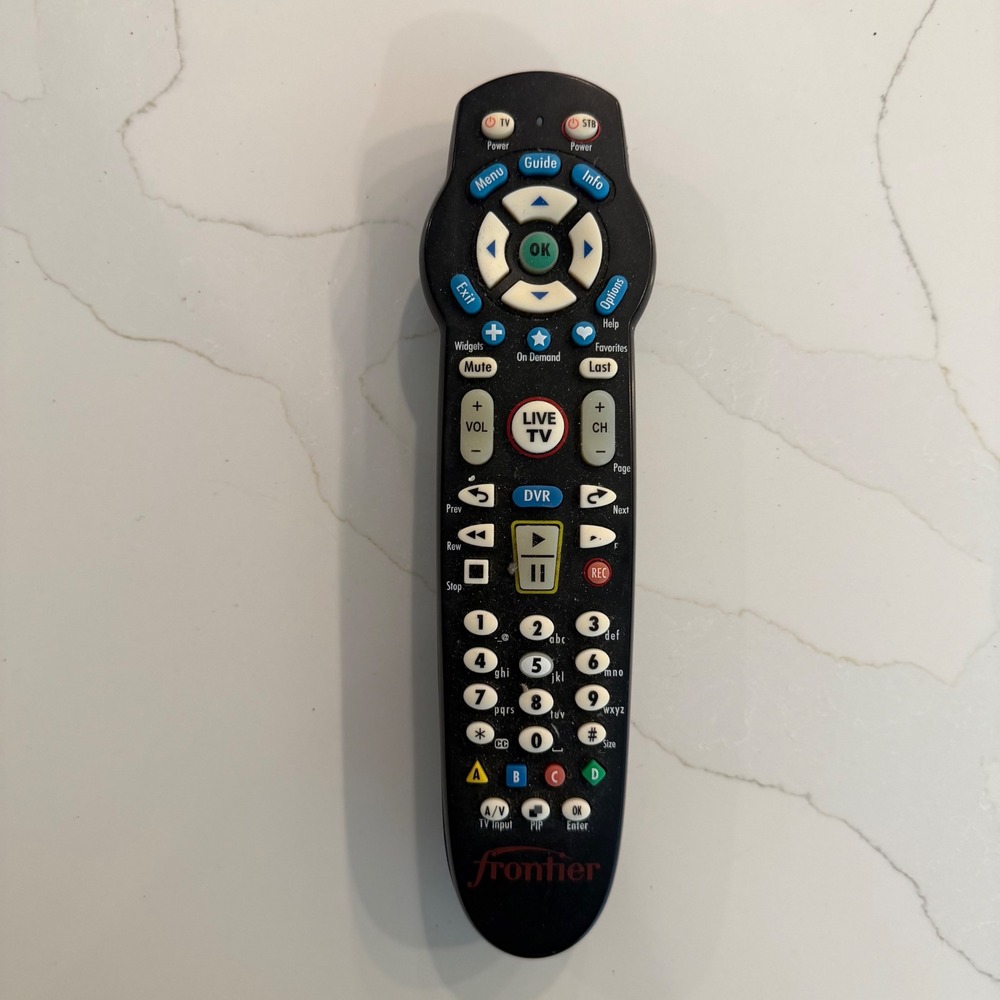 Frontier FTR P265v3 Universal Remote Control FiOS Cable TV Box Black Replacement